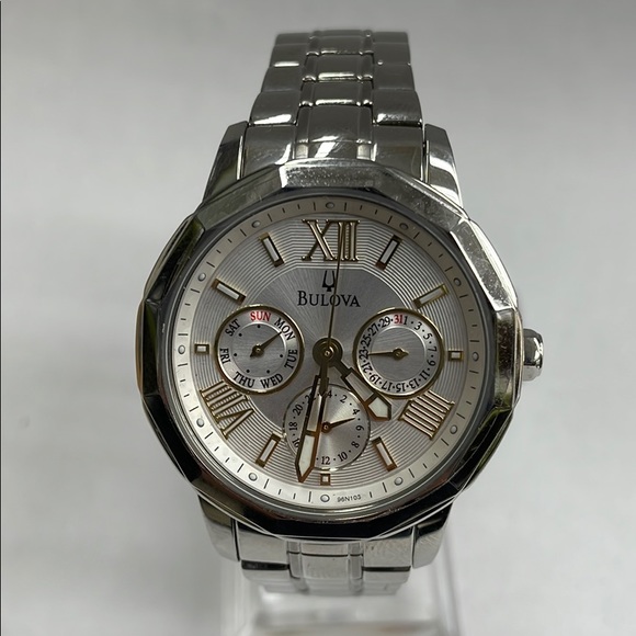 New Bulova Silver Casual Sport Ladies Latest Watch main image 1